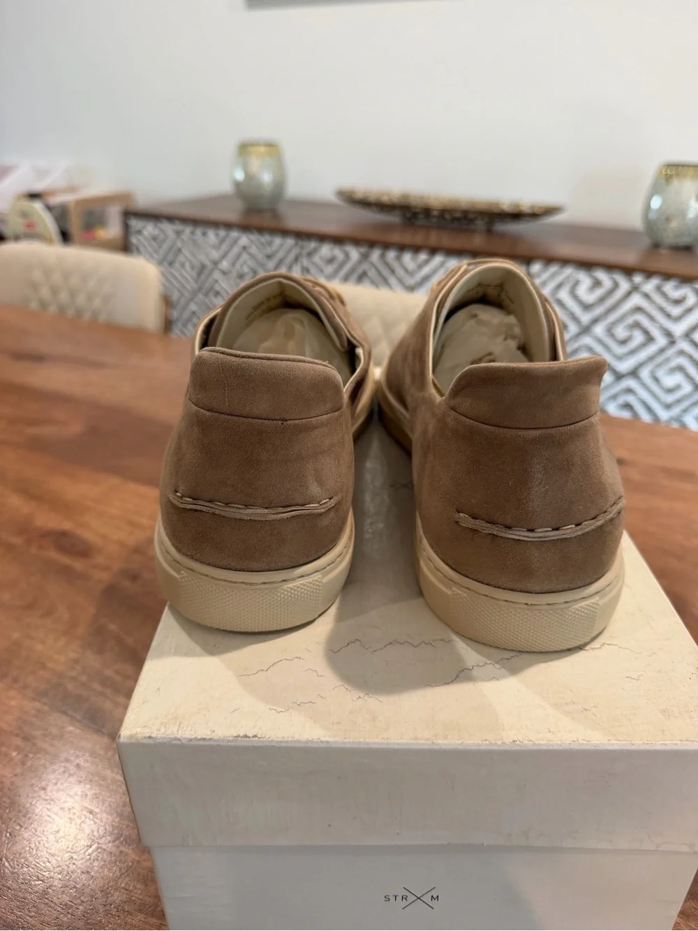 Strange Matter clean low, Tan Suede Low-Top Sneakers size 12M/13.5W BNIB